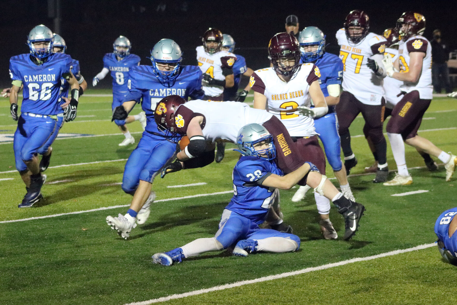 Cameron vs. Barron football 10-9-20